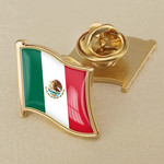 Мексика национальный флаг кристалл эпоксидная смола знак брошь мир каждый национальный флаг флаг знак