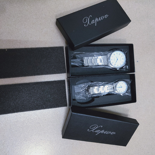 xapwv watch original box paper gift box rectangular watch box black can be made with logo