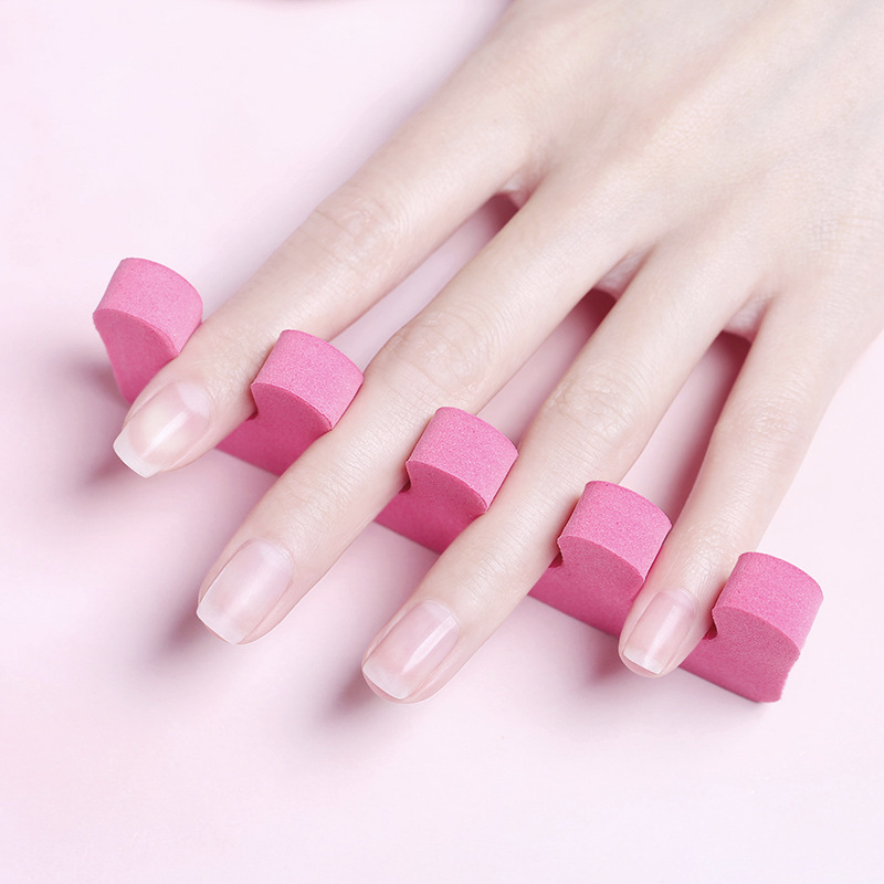 Sponge nail polish for manicure