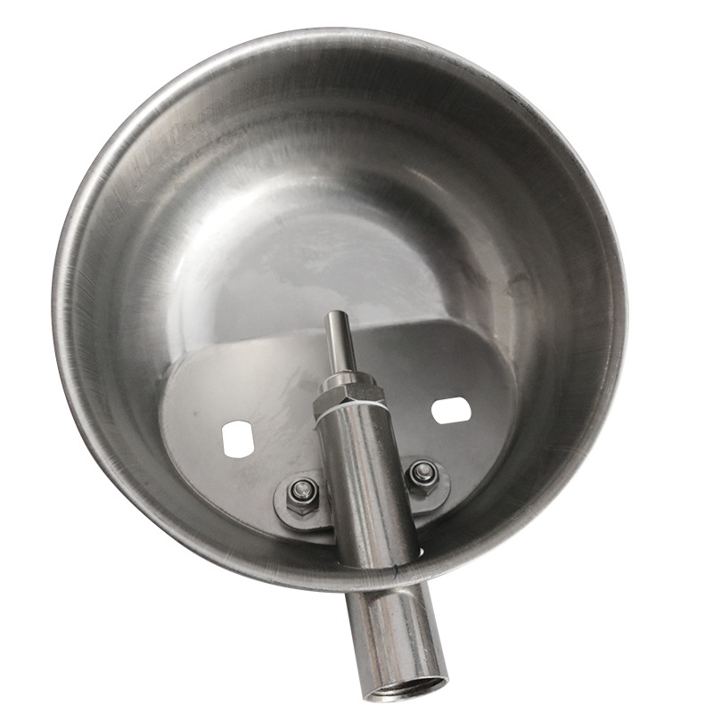 Fábrica al por mayor de acero inoxidable 304 automático bebedero para cerdos cerdo engrosada tipo tazón fuente de agua tipo táctil