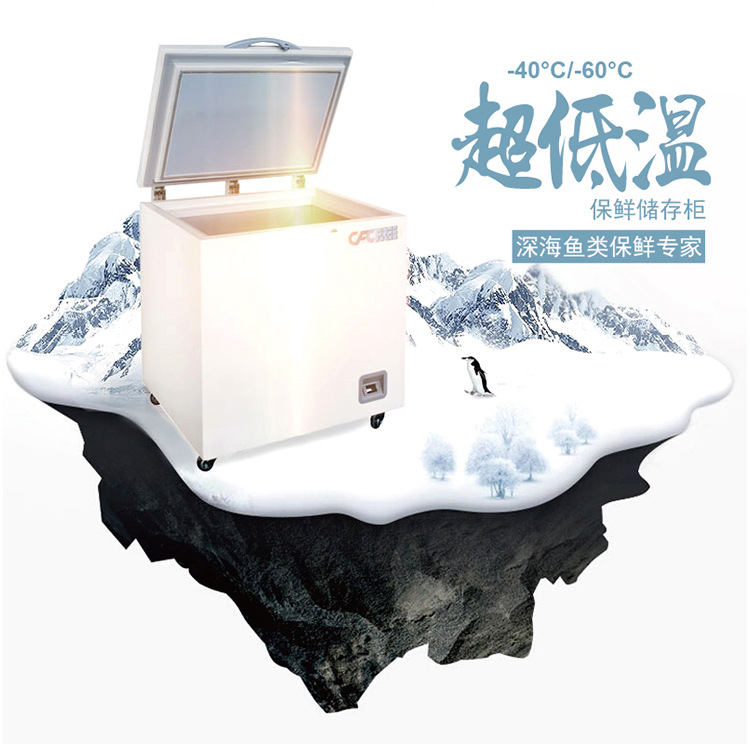 和利 -60低温保鲜柜DW-60W60卧式超低温保存箱金枪鱼
