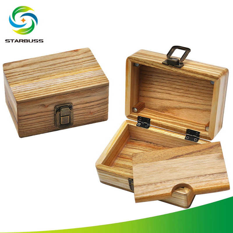 Portable Wood Storage Box Camphor Wood Storage Box Hand-Rolled Cigarette Tool Box Wood Stash Boxes