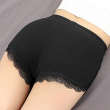 Quần cotton 2019 an toàn cho phụ nữ ren chống ánh sáng ba điểm quần an toàn mùa hè thoáng khí Hàn Quốc phiên bản bán buôn Quần legging nữ