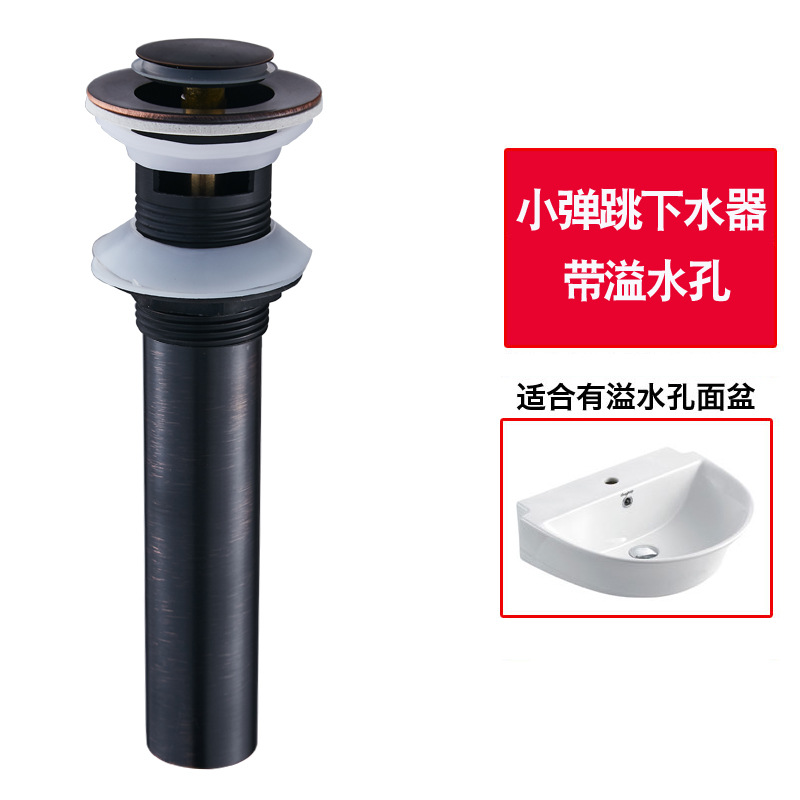 Negro antiguo pequeño rebote con agujeros