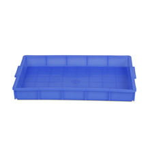 供應南京塑料方盤 長方形加韌淺盤 藍色收納箱養殖黃粉蟲盤