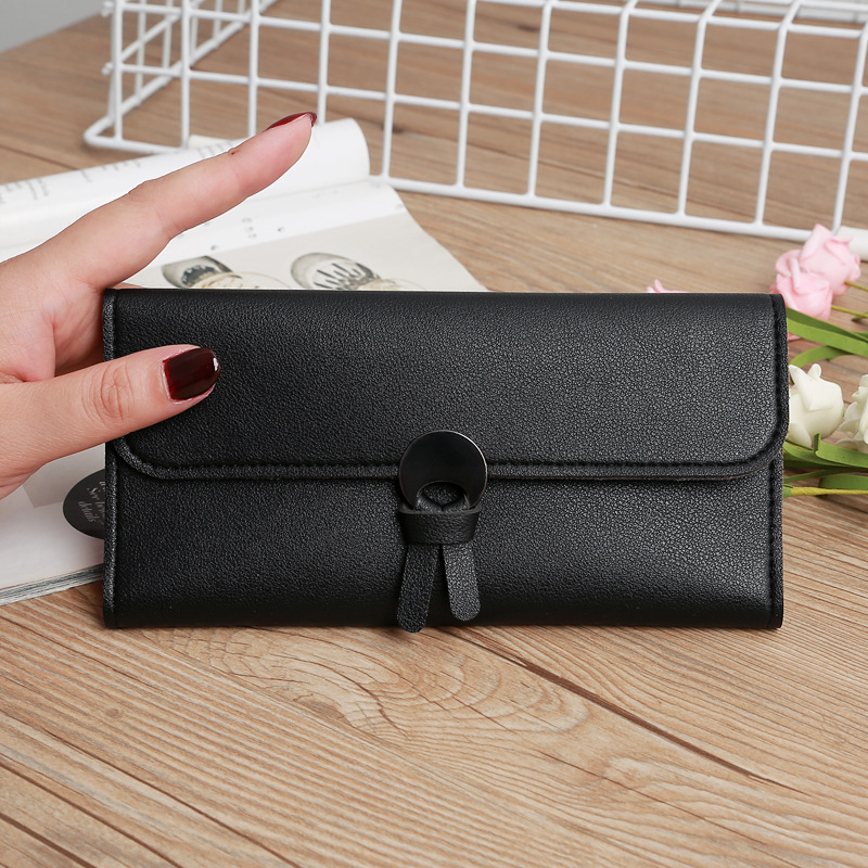 Korean Multi-card Metal Buckle Clutch display picture 23