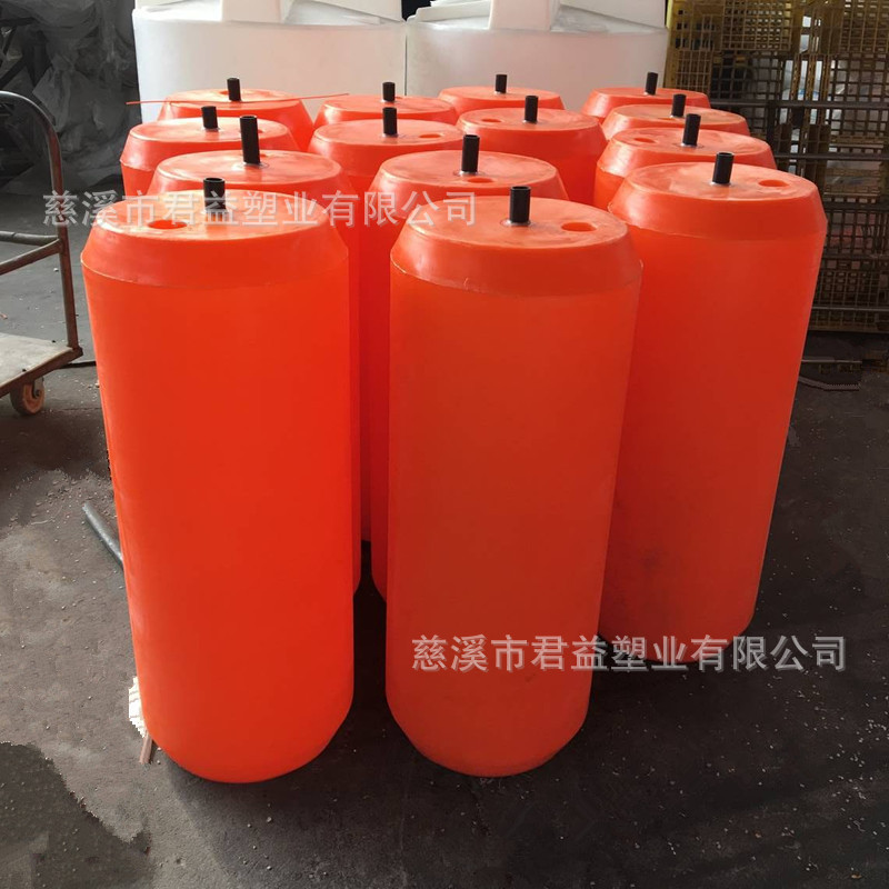 大量批发400*1000圆形水上拦漂筒整体圆柱形聚乙烯PE塑料挡垃圾