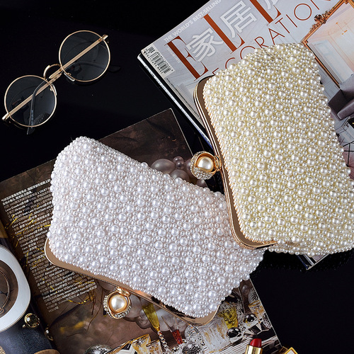 New Lady Style Pearl Evening Bag Dress Bag Crossbody Small Handbag Evening Bag Cheongsam Handbag Women Bag