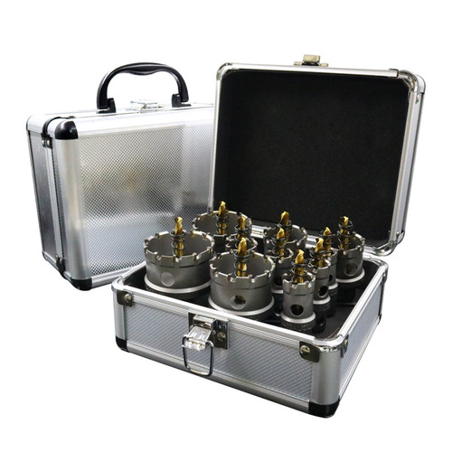 Carbide stainless steel hole opener set 10-piece set 6-piece set metal iron plate steel plate aluminum alloy drilling drill