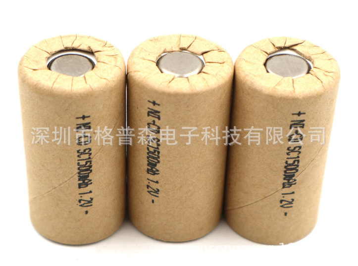 厂家供应镍镉充电电池NI-CD SC1000mAh  1.2v