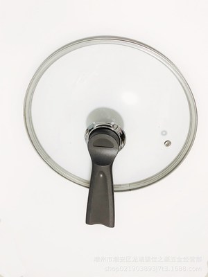 厂家直销电木锅盖防溢透气可立把手 防溢玻璃盖透气把手 电木手柄