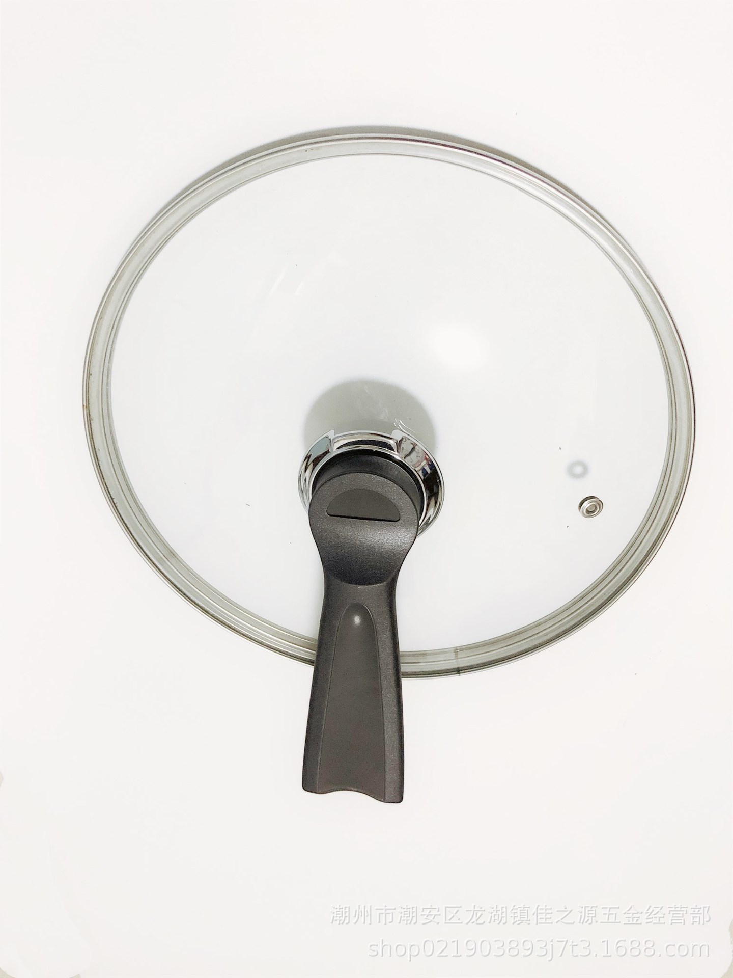 厂家直销电木锅盖防溢透气可立把手 防溢玻璃盖透气把手 电木手柄