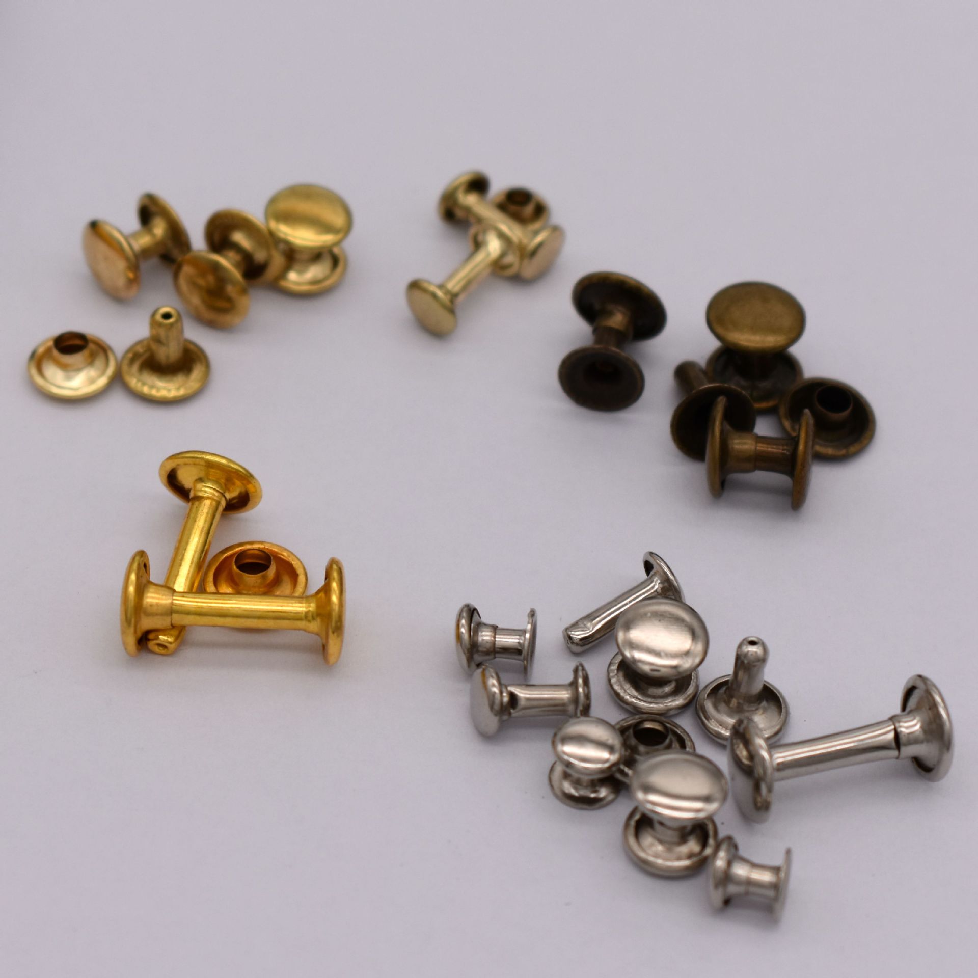 现货供应双面铆钉 单面铆钉 撞钉 铁帽钉 8mm帽钉