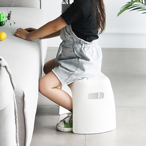 Household small stool children's large stool plastic stool baby foot cartoon fruit foot stool low stool thickened bench