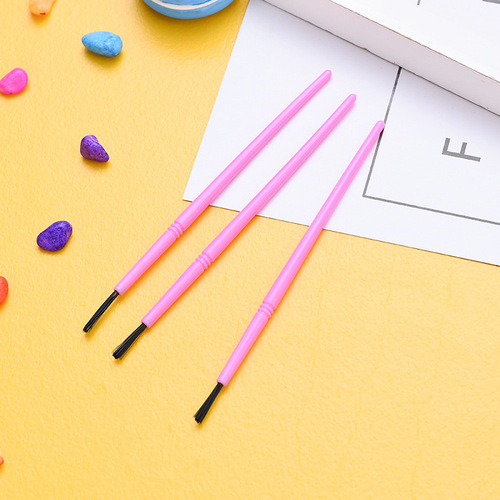 Oil painting small brush, hook line pen, diy children's painting, plastic brush, brush, small brush factory direct supply