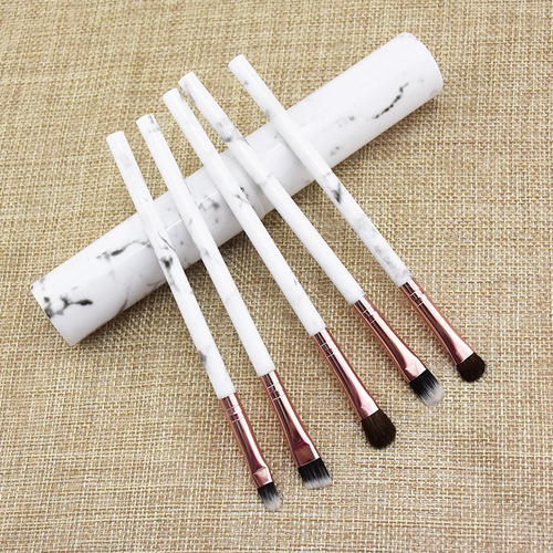 Directly from the manufacturer, 5 pony hair makeup brushes, portable makeup brush set, beauty tools for beginners