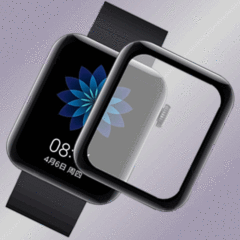 Applicable for Xiaomi Watch Black Edge Heat Bending Full Coverage Water Condensed Steel Hard Film Watch Sticker Manufacturer