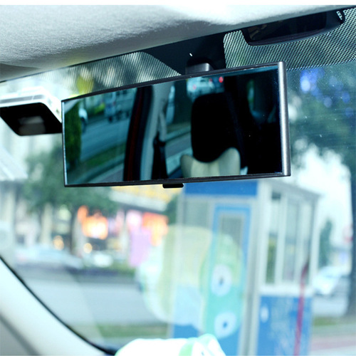 汽车室内后视镜车内镜大视野改装广角防炫目倒车镜曲面反光镜通用