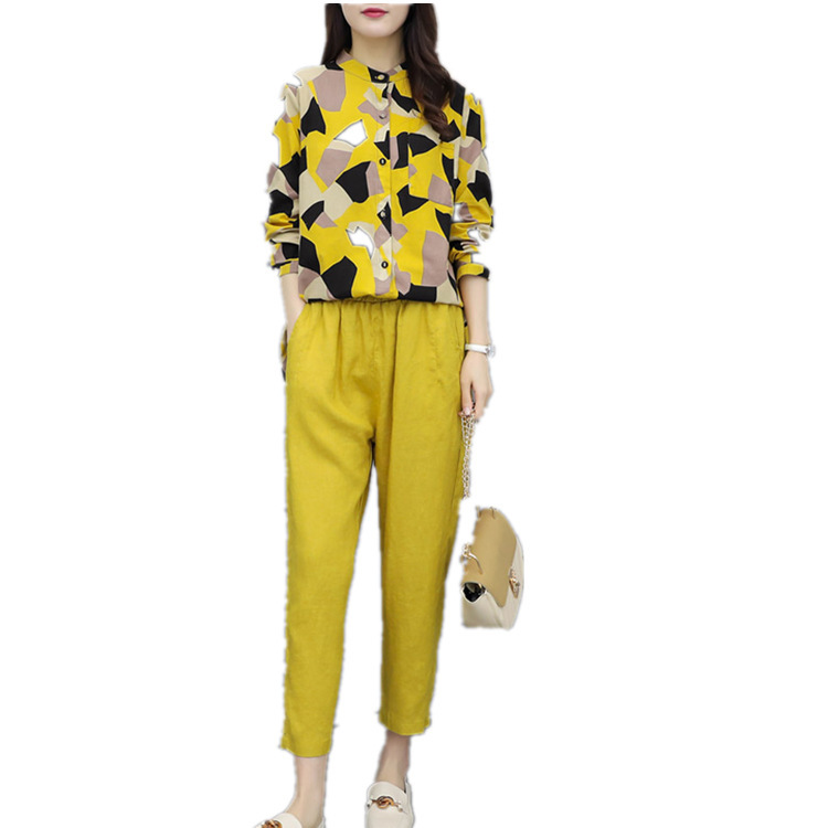 Costume femme en Coton et lin - Ref 3333664 Image 6