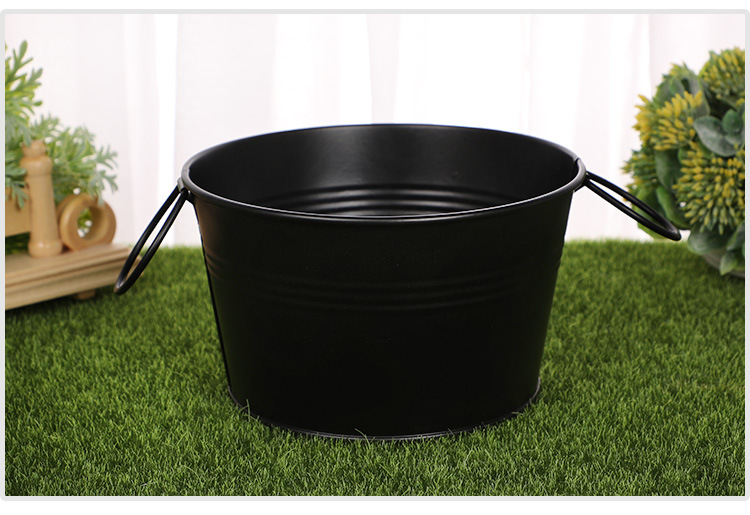 厂家直供小铁桶糖果色迷你小铁桶铁皮小桶马口铁多肉植物花盆批发详情图11