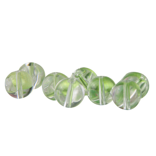 Crystal Yune Transparent Crystal Glass Beads, Round Beads with Holes, Glossy Beads in 4mm-16mm Varieties—Factory-Direct Wholesale Loose Beads