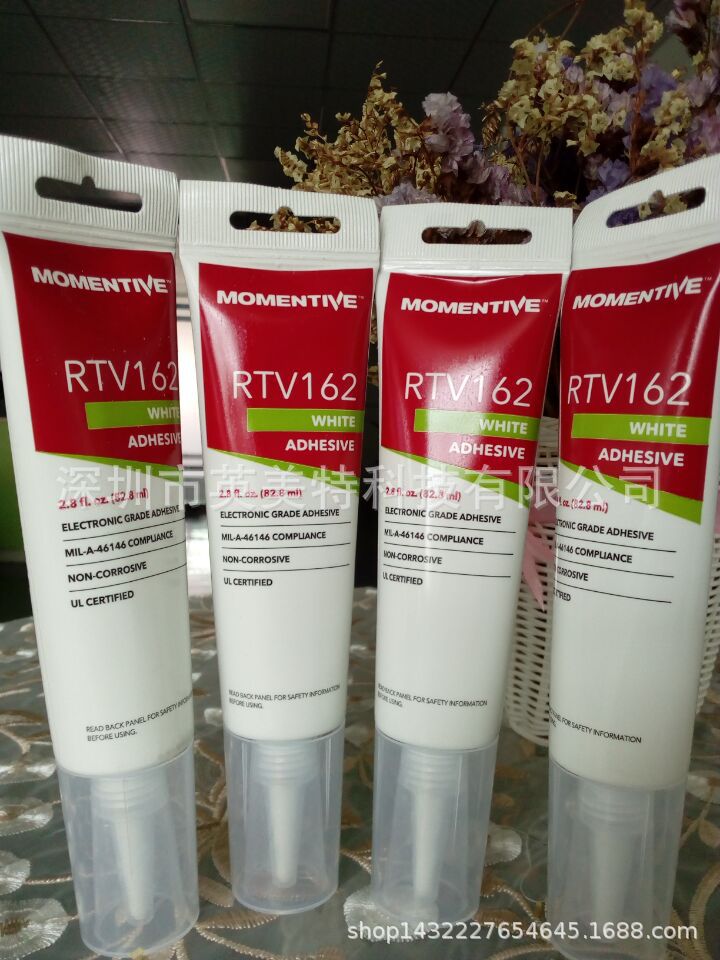 MOMENTIVE迈图RTV162白色密封胶电容电阻线路板PCB粘结胶82.8ML