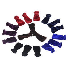 Wholesale 3-Pack High-Grade Silk Velvet Piano Pedal Covers Keyboard Music Instrument Accessory Piano Leg Pads