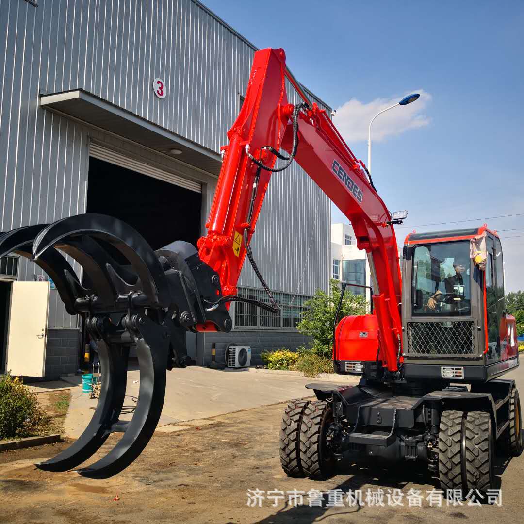 轮式抓木机 抓棉花机 抓钢机