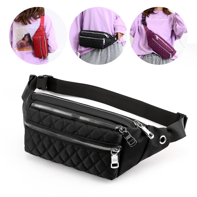 批發腰包2019秋季新款韓版輕便防水尼龍布小包單肩斜挎女士腰包