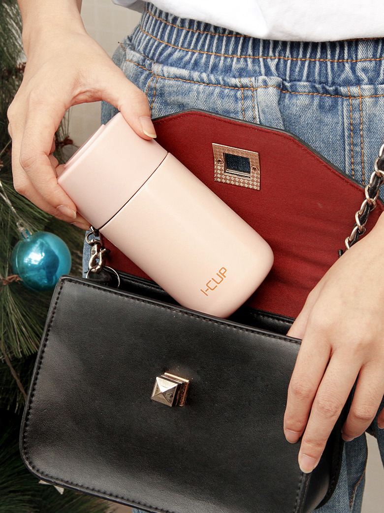 316 Stainless steel vacuum cup lady Portable Small student lovely Hearts Tea separate Mini glass