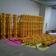 玻璃钢 工艺产品 一体 高光金色 各种奇异造型耐腐蚀亮彩防水