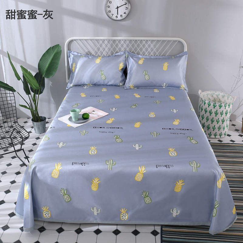 微商爆款夏季冰絲涼席空調席機洗防滑可折疊單雙人冰絲席三件套