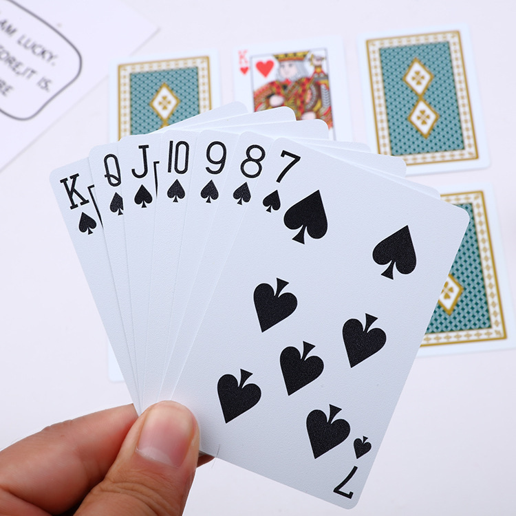 Plastic poker Little Angel Two-sided Scrub waterproof General Material PVC28 Stock Poop Plastic brand