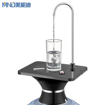 美能迪桶裝水電動抽水器家用出水器純淨礦泉水桶抽水器自動上水器