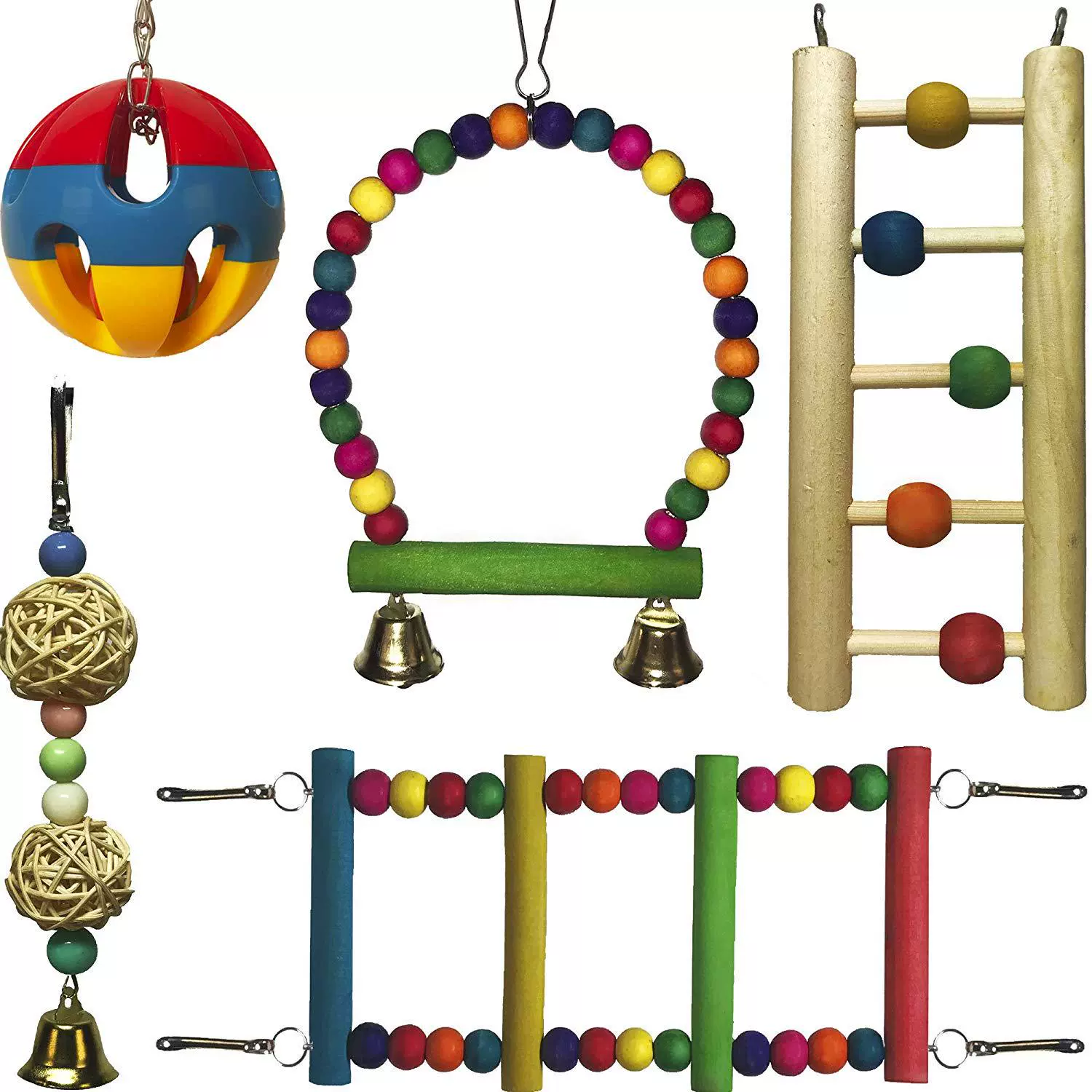 Игрушка, набор, маленький колокольчик, лестница, качели, 275 г