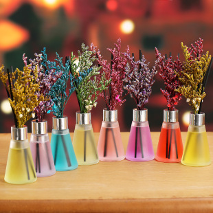 2019 New Eternal Flower fire-free aromatherapy rattan essential oil dried flower fiber stick volatile perfume air fresh suit