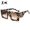 2020 Cross -border leopard -print sunglasses new big frame European and American glasses female sunglasses sunglasses9068