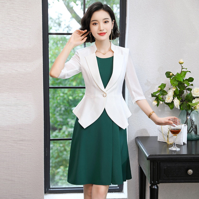 Spring and Autumn New Professional Dress Female Beautician Workwear