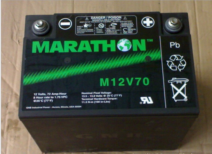 sprinterM12V70(12V70ah）美国GNB蓄电池M12V70保证
