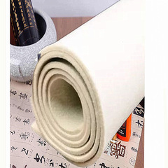 Calligraphy felt chemical fiber painting and calligraphy felt 80cm 1m 2m 2.4m Black and white Nan Gong painting and calligraphy cushion pad felt