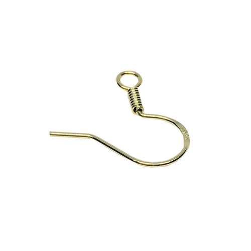 14k gold-filled, color-protected and engraved 925 printed ear hooks, earrings, jewelry accessories, white copper material, nickel-free, hypoallergenic ear hook material