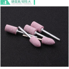 Red corundum grinding wheel grinding head metal grinding tool polishing small grinding head 3mm handle flint electric grinding head set