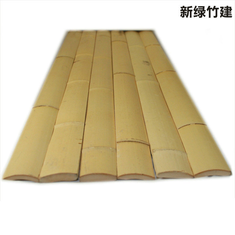 定制白竹片装修装潢毛竹片酒店饭店别墅农家乐户外防腐装修毛竹片