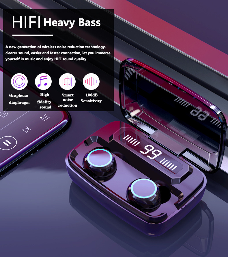 M11 TWS Bluetooth Earphones