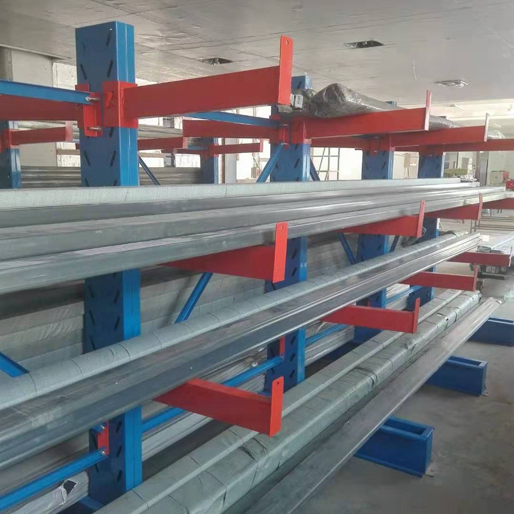 厂家供应悬臂式货架 车间仓库双面组合简易横梁式置物悬臂式货架