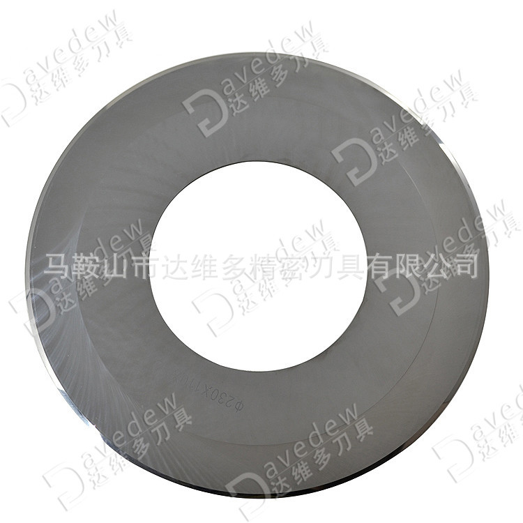 圆刀片瓦楞纸纵切刀薄刀分纸机刀片钨钢合金单刀工业切割机切断机