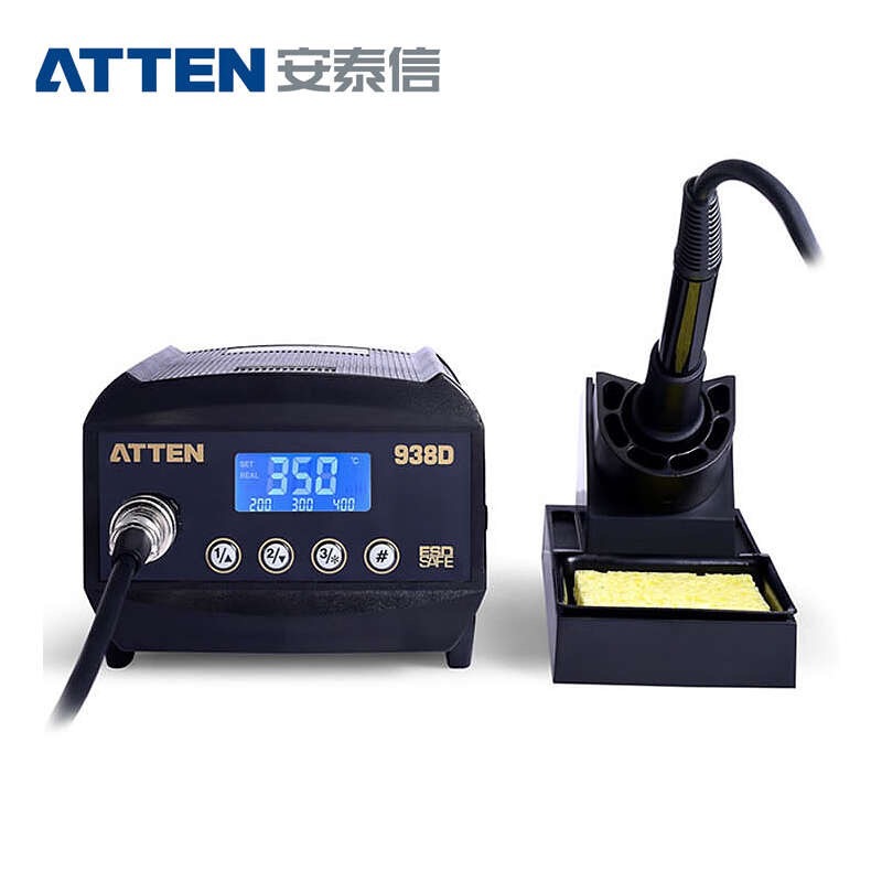 安泰信AT938D恒温电烙铁数显无铅调温防静电焊台937 980E维修工具