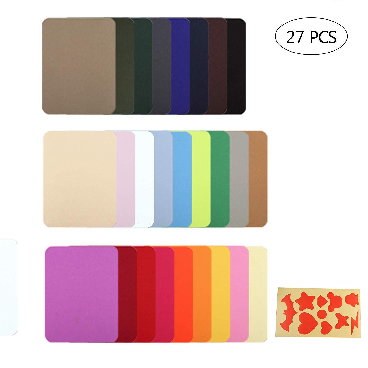 Color rectangular imitación Denim parche de planchado parche rodilla codo parche decorativo parche de tela de corte casual