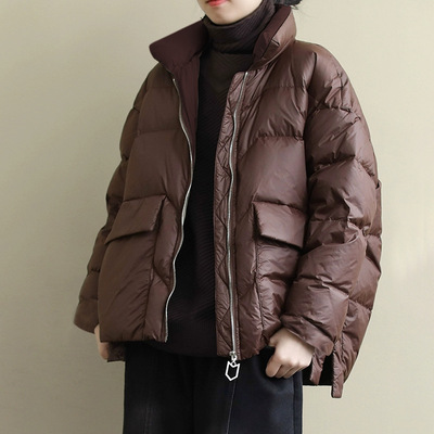 Women's wear have cash less than that is registered in the accounts Down Jackets winter New products Easy thickening Extra large size High-end Trend literature Harajuku style coat