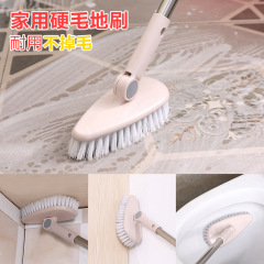 Long-handled Floor Brush for Bathroom, Household Tile Cleaner, Hard-Bristle Floor Brush—Perfect Tool for Cleaning Tough-to-Reach Areas Around Floor Tiles in the Toilet